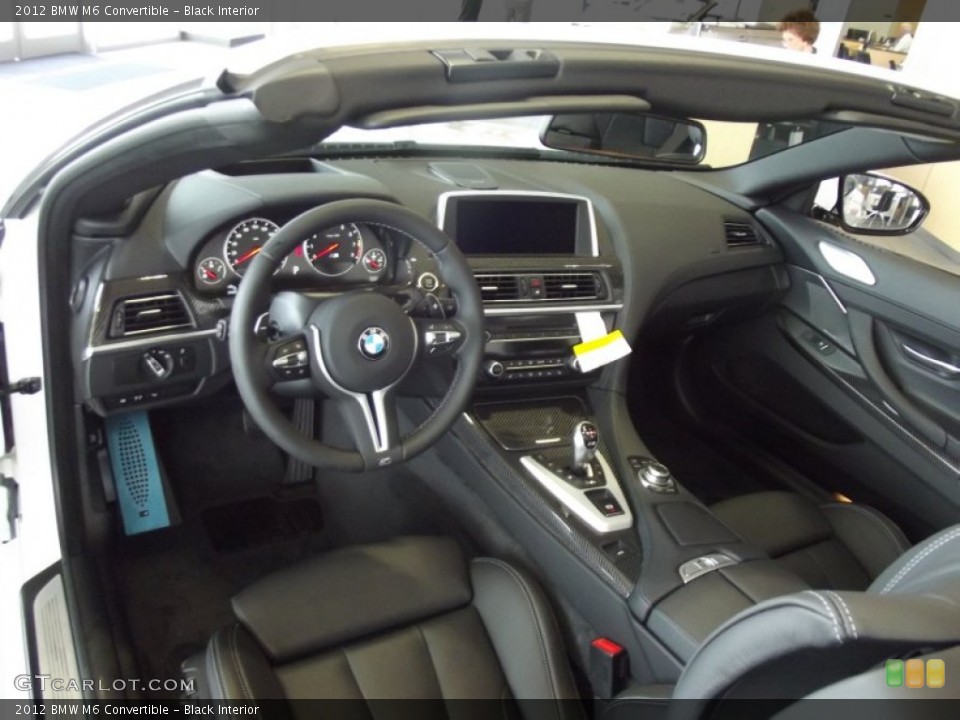 Black Interior Dashboard for the 2012 BMW M6 Convertible #67447273