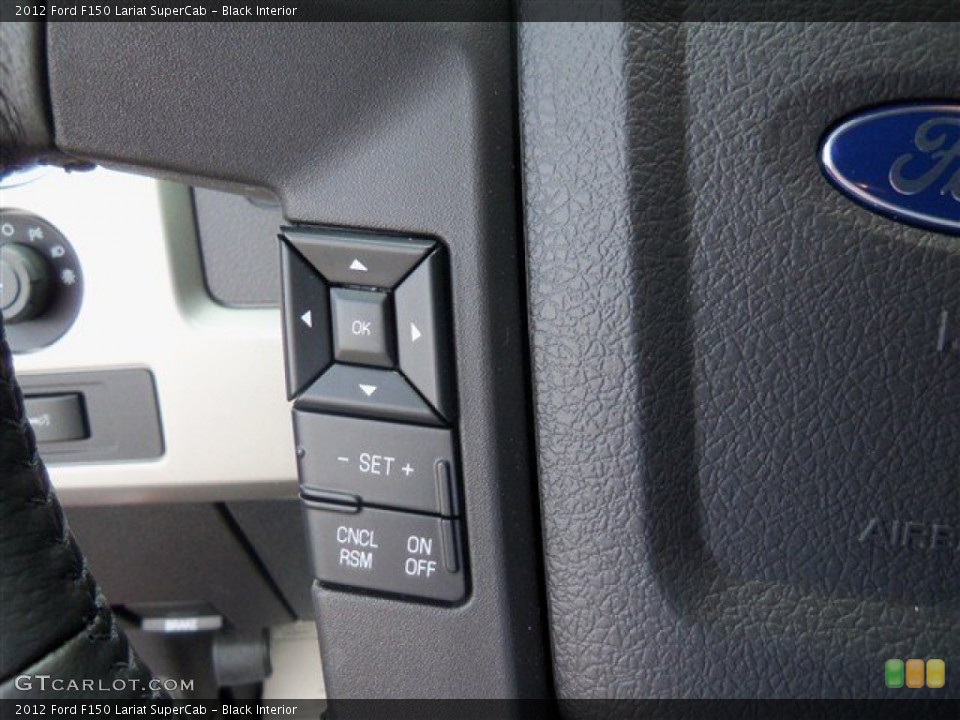 Black Interior Controls for the 2012 Ford F150 Lariat SuperCab #67448511