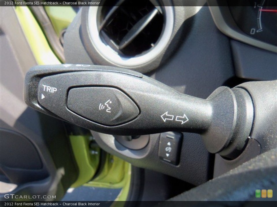 Charcoal Black Interior Controls for the 2012 Ford Fiesta SES Hatchback #67450494