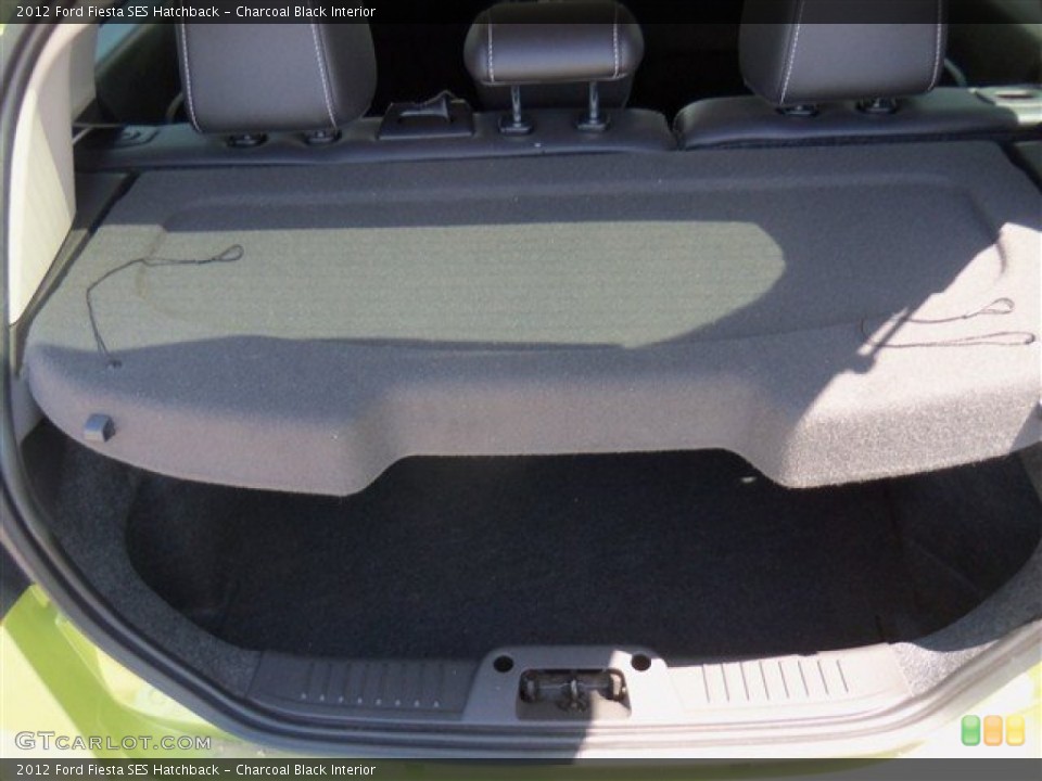Charcoal Black Interior Trunk for the 2012 Ford Fiesta SES Hatchback #67450548
