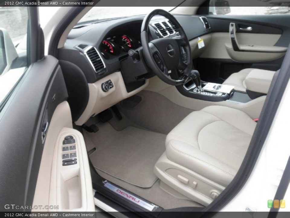 Cashmere Interior Prime Interior for the 2012 GMC Acadia Denali AWD #67451286