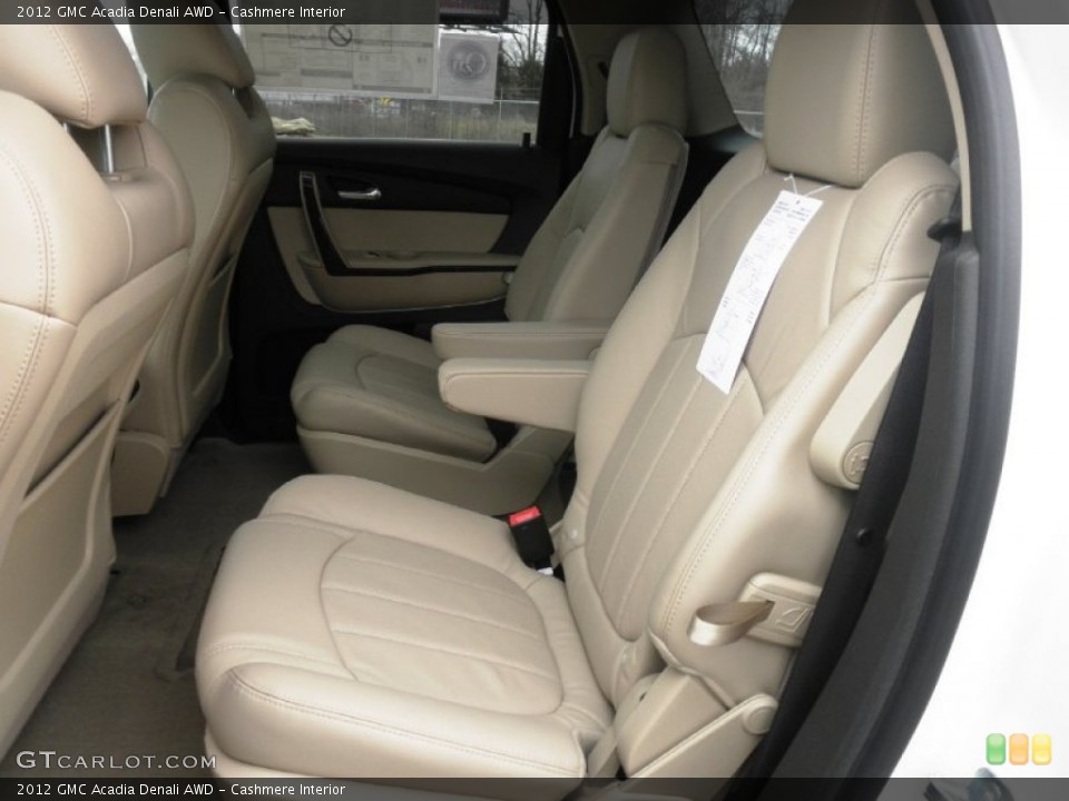 Cashmere Interior Rear Seat for the 2012 GMC Acadia Denali AWD #67451381