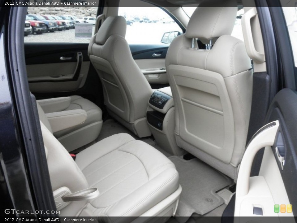 Cashmere Interior Rear Seat for the 2012 GMC Acadia Denali AWD #67451641