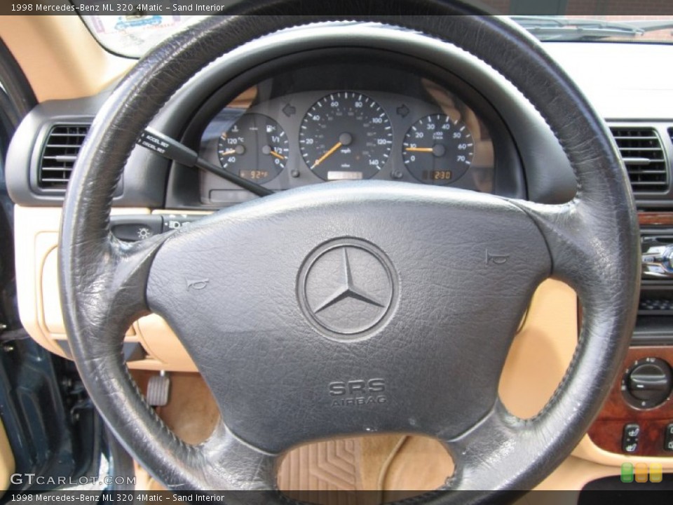 Sand Interior Steering Wheel for the 1998 Mercedes-Benz ML 320 4Matic #67452396