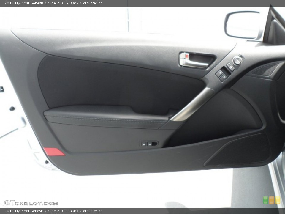 Black Cloth Interior Door Panel for the 2013 Hyundai Genesis Coupe 2.0T #67458249