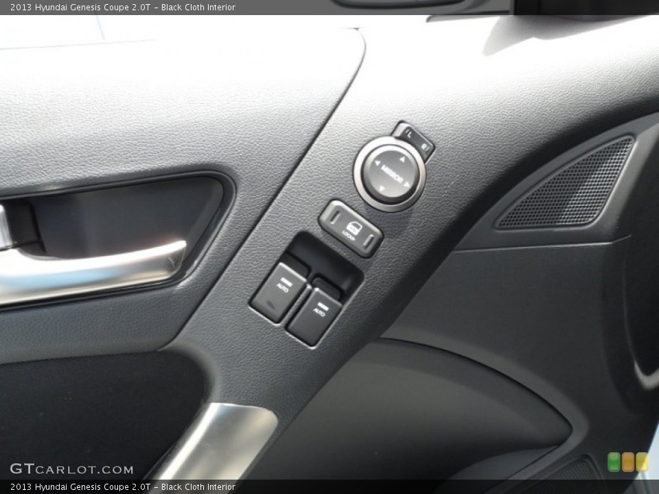 Black Cloth Interior Controls for the 2013 Hyundai Genesis Coupe 2.0T #67458255