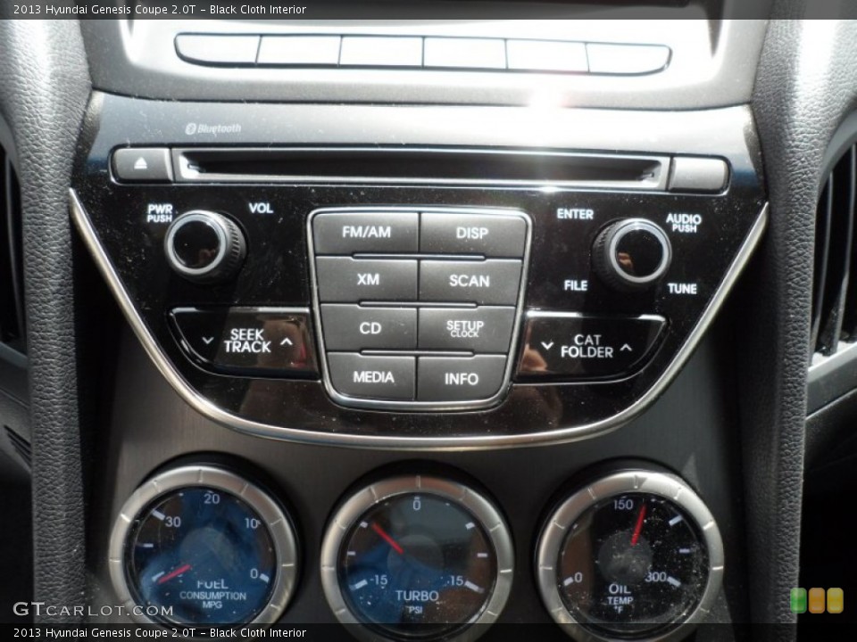 Black Cloth Interior Controls for the 2013 Hyundai Genesis Coupe 2.0T #67458303