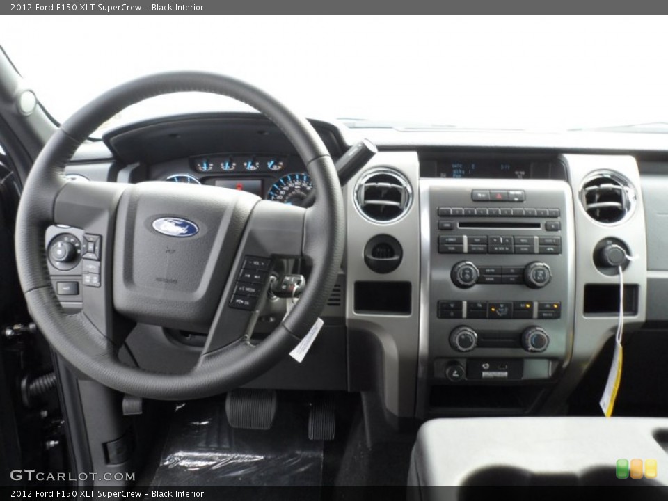 Black Interior Dashboard for the 2012 Ford F150 XLT SuperCrew #67460953
