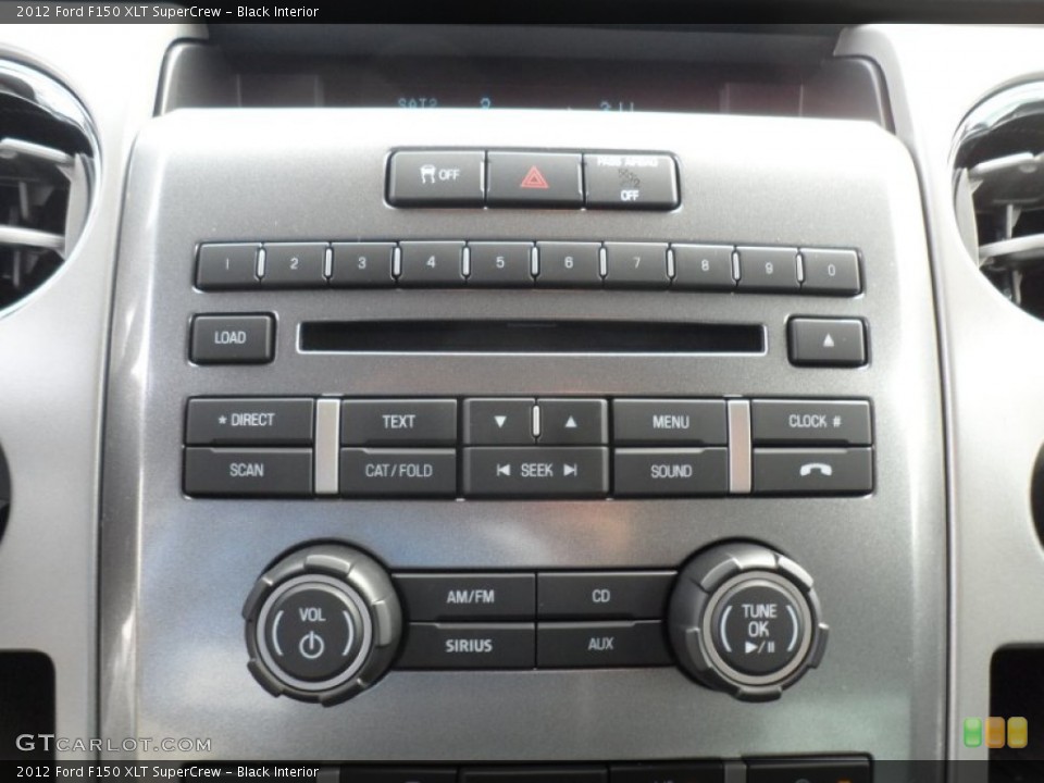 Black Interior Controls for the 2012 Ford F150 XLT SuperCrew #67460962