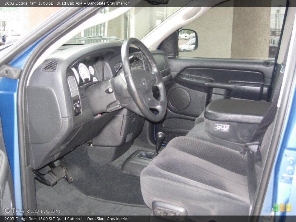 Dark Slate Gray Interior Front Seat for the 2003 Dodge Ram 1500 SLT Quad Cab 4x4 #67462558