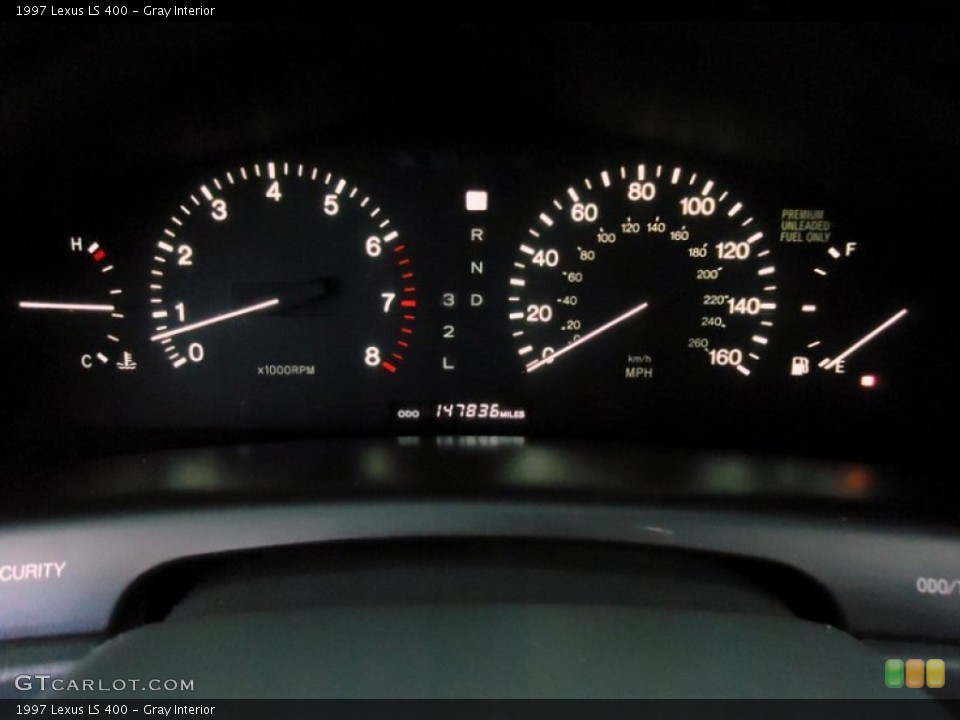Gray Interior Gauges for the 1997 Lexus LS 400 #67462987
