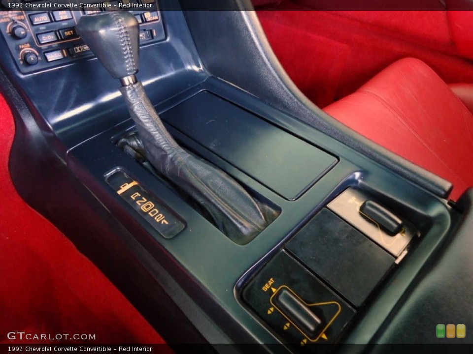 Red Interior Transmission for the 1992 Chevrolet Corvette Convertible #67464904