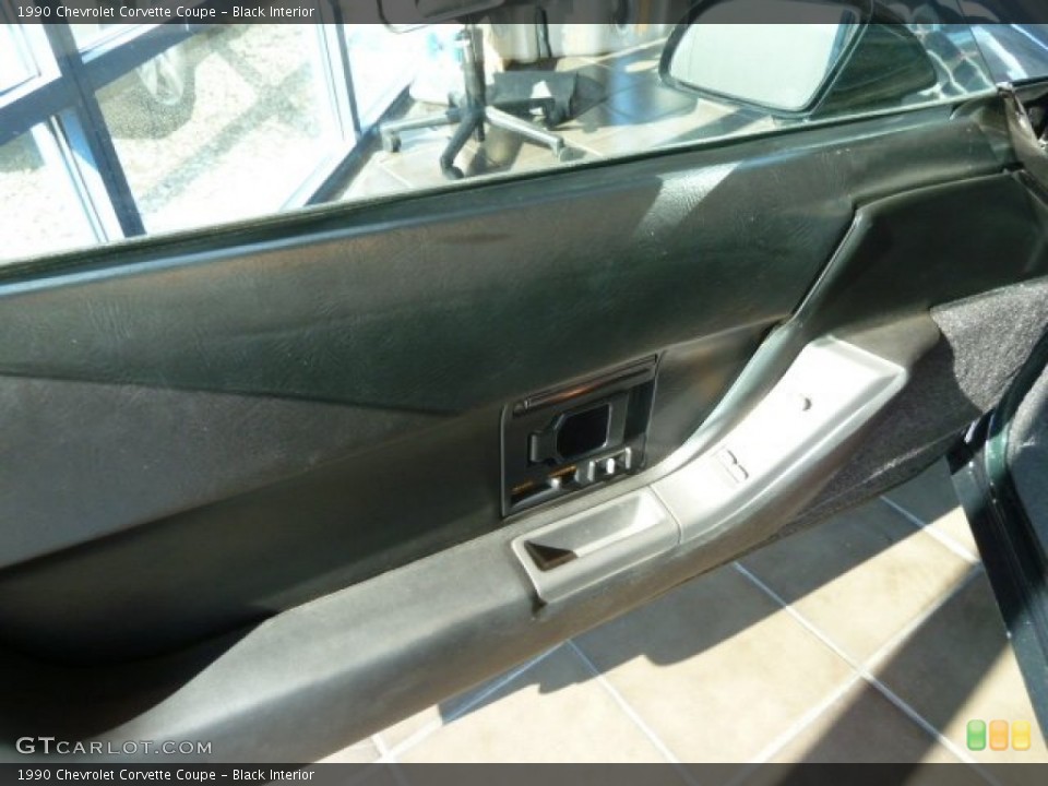 Black Interior Door Panel for the 1990 Chevrolet Corvette Coupe #67465906