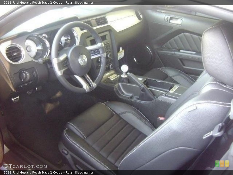 Roush Black Interior Photo for the 2012 Ford Mustang Roush Stage 2 Coupe #67466140