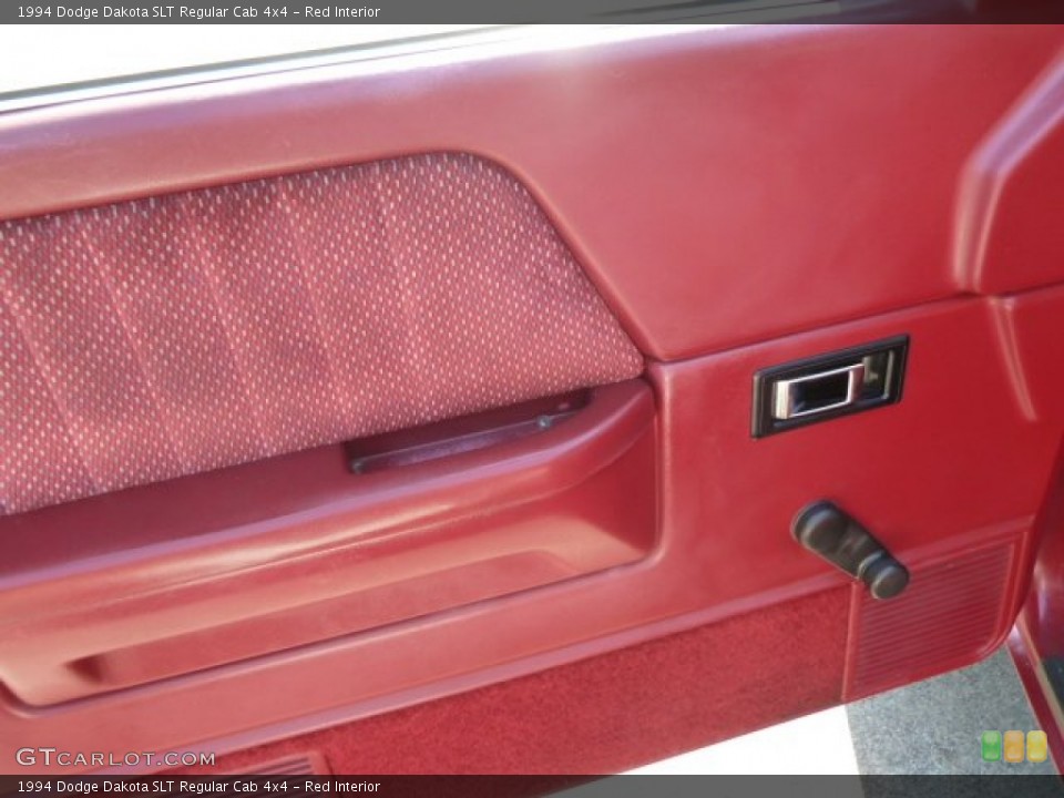 Red Interior Door Panel for the 1994 Dodge Dakota SLT Regular Cab 4x4 #67466308