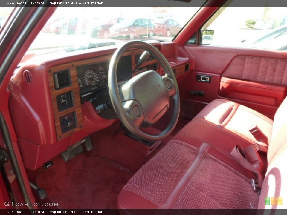 Red Interior Photo for the 1994 Dodge Dakota SLT Regular Cab 4x4 #67466326