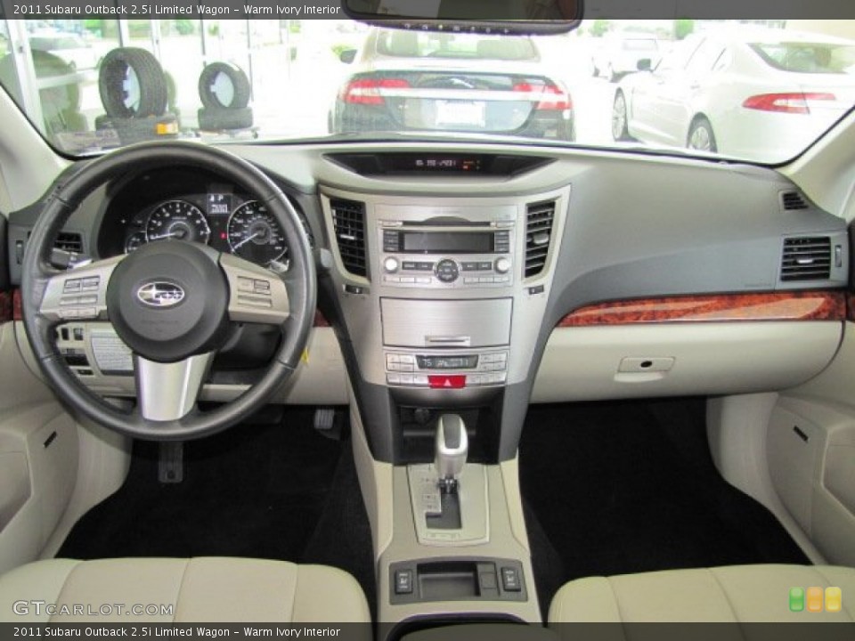 Warm Ivory Interior Dashboard for the 2011 Subaru Outback 2.5i Limited Wagon #67466674