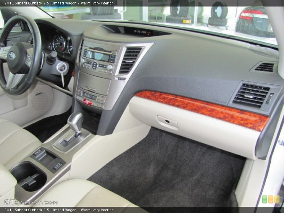 Warm Ivory Interior Dashboard for the 2011 Subaru Outback 2.5i Limited Wagon #67466776