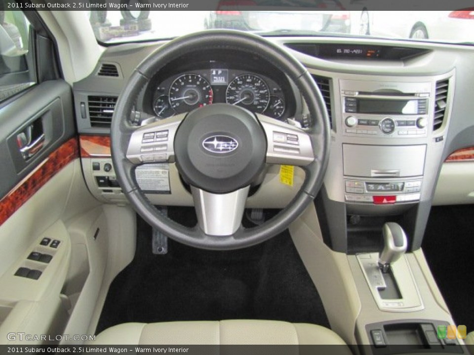 Warm Ivory Interior Dashboard for the 2011 Subaru Outback 2.5i Limited Wagon #67466869