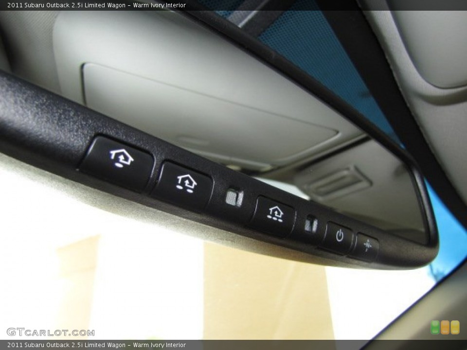 Warm Ivory Interior Controls for the 2011 Subaru Outback 2.5i Limited Wagon #67467022