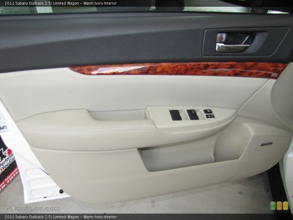 Warm Ivory Interior Door Panel for the 2011 Subaru Outback 2.5i Limited Wagon #67467064