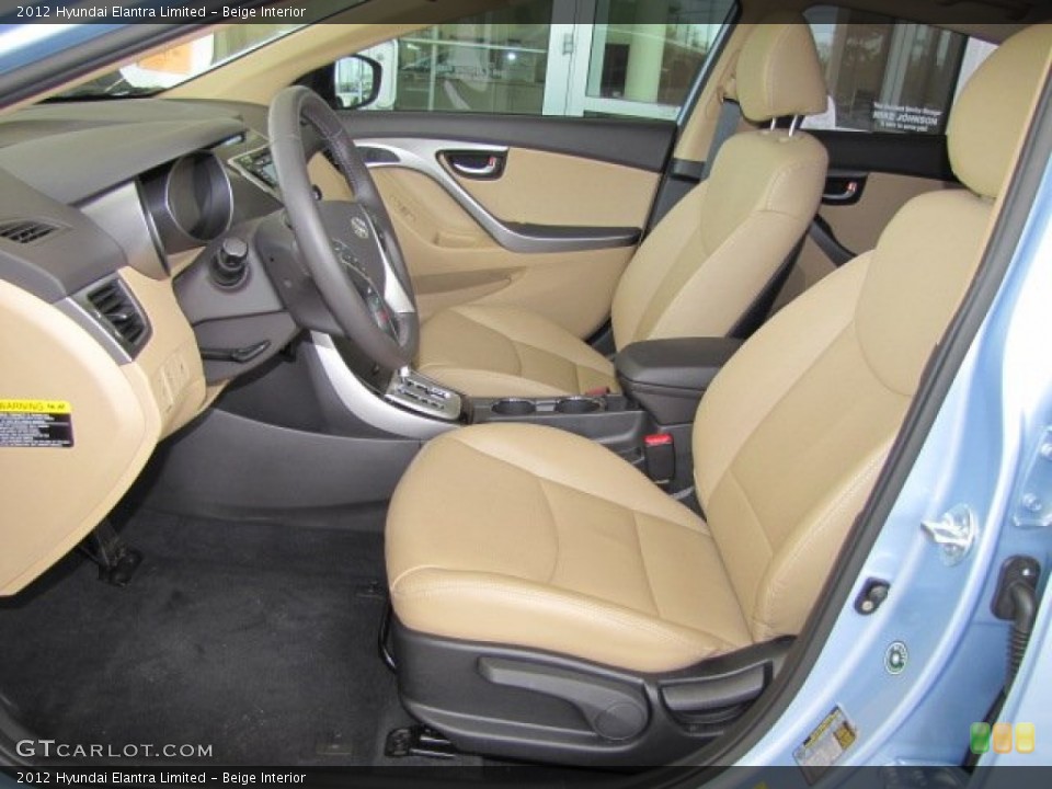 Beige Interior Photo for the 2012 Hyundai Elantra Limited #67468681