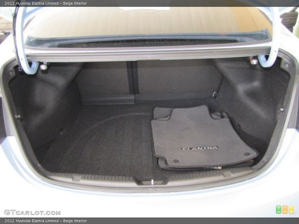 Beige Interior Trunk for the 2012 Hyundai Elantra Limited #67468877