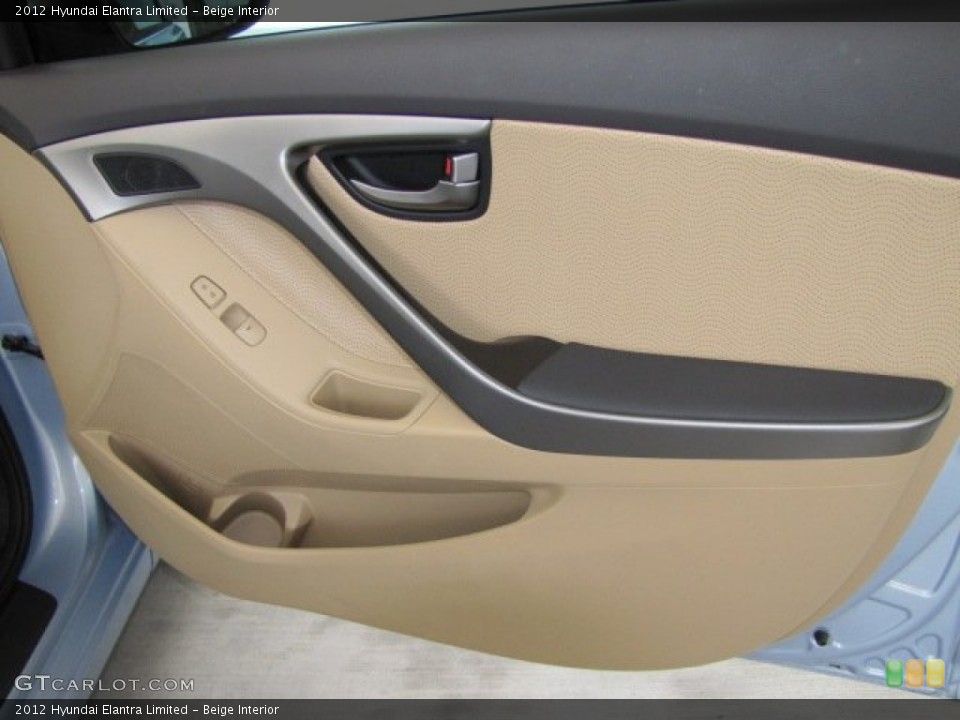 Beige Interior Door Panel for the 2012 Hyundai Elantra Limited #67468984