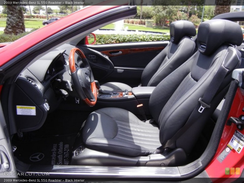 Black Interior Photo for the 2009 Mercedes-Benz SL 550 Roadster #67471633