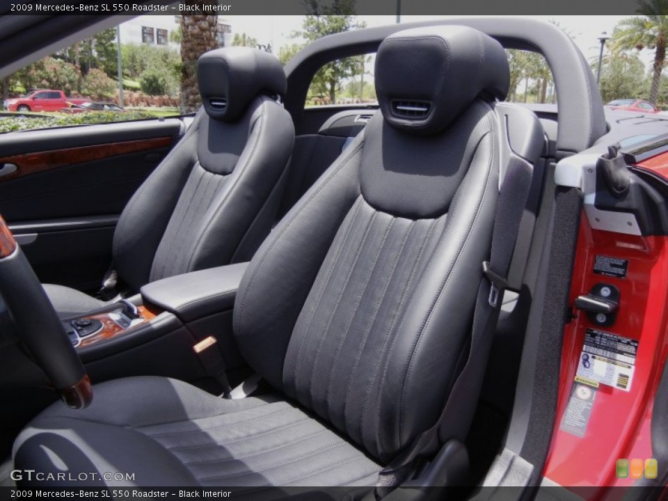 Black Interior Photo for the 2009 Mercedes-Benz SL 550 Roadster #67471642