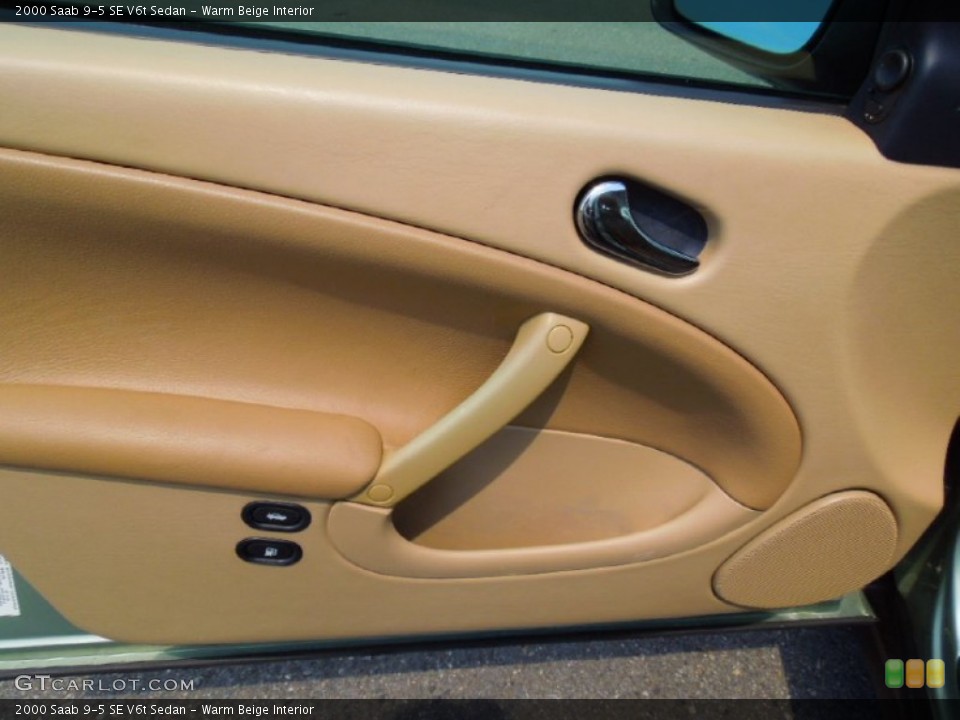 Warm Beige Interior Door Panel for the 2000 Saab 9-5 SE V6t Sedan #67473973