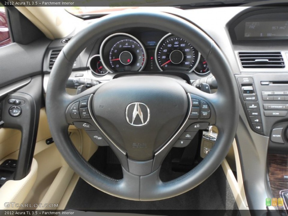 Parchment Interior Steering Wheel for the 2012 Acura TL 3.5 #67475608
