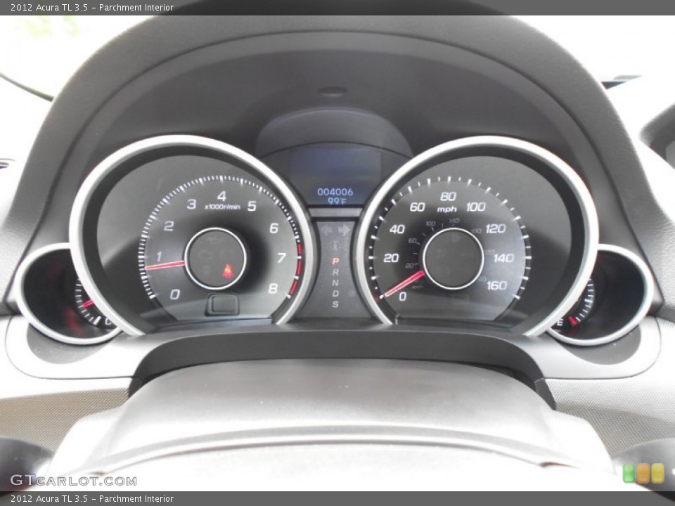Parchment Interior Gauges for the 2012 Acura TL 3.5 #67475662