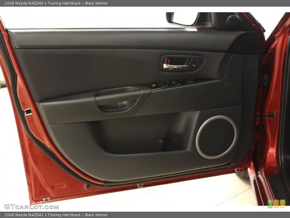 Black Interior Door Panel for the 2008 Mazda MAZDA3 s Touring Hatchback #67476850