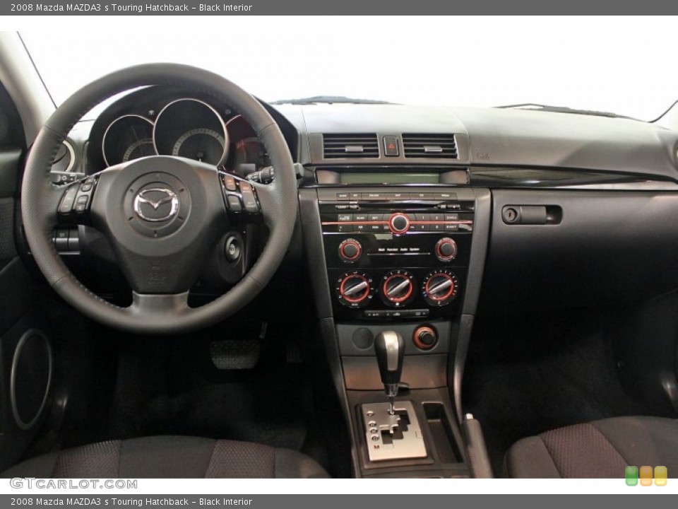 Black Interior Dashboard for the 2008 Mazda MAZDA3 s Touring Hatchback #67476940