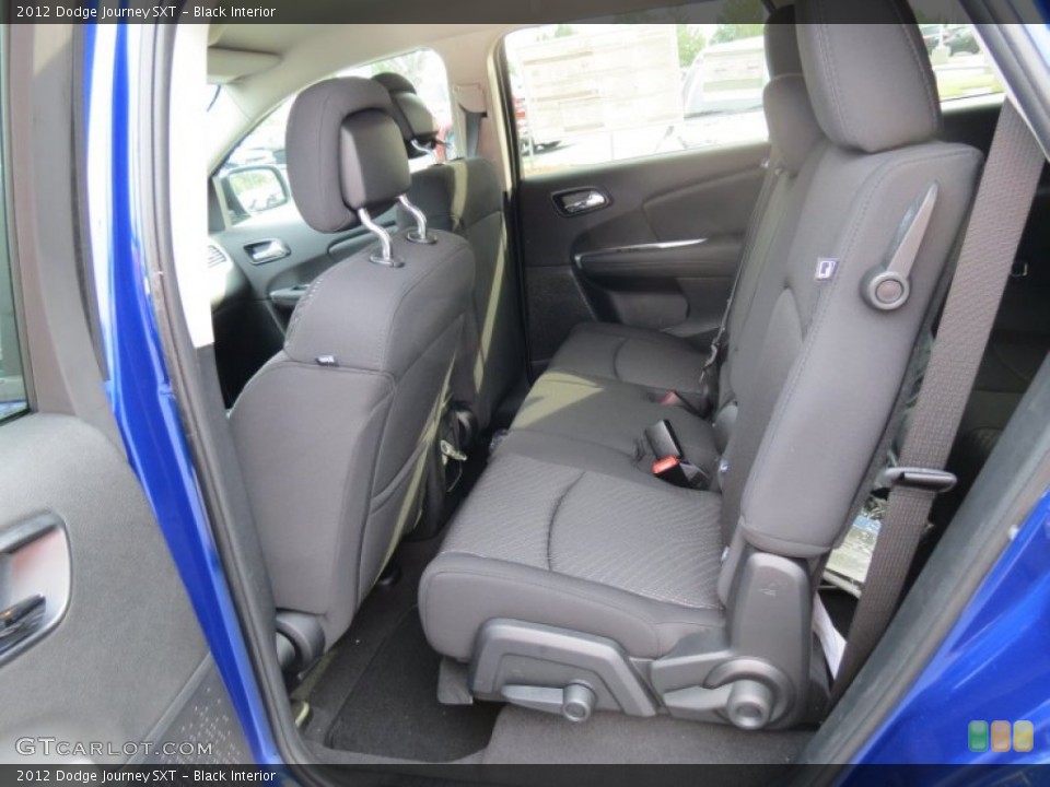 Black Interior Rear Seat for the 2012 Dodge Journey SXT #67476946