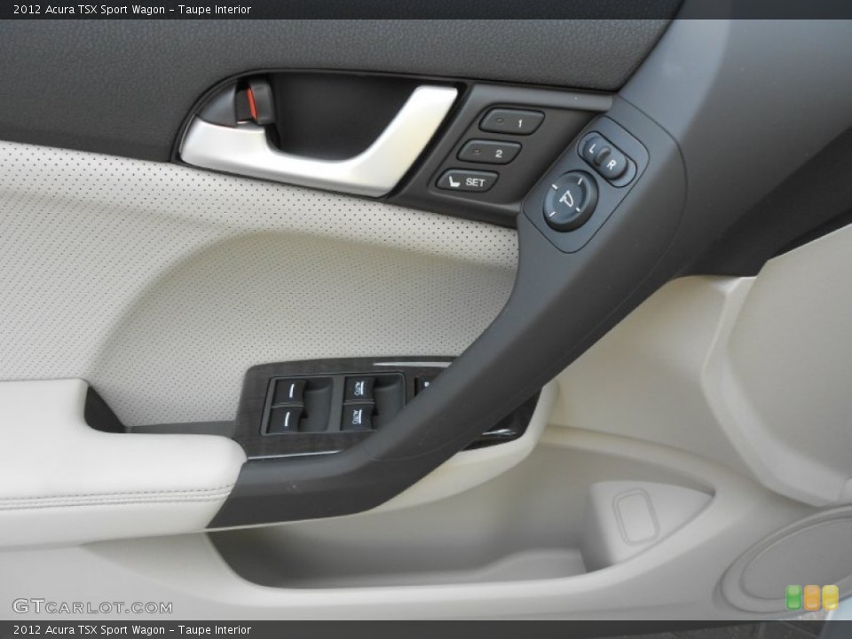 Taupe Interior Controls for the 2012 Acura TSX Sport Wagon #67477381
