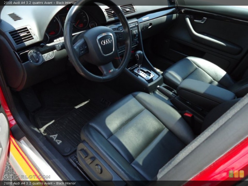 Black Interior Prime Interior for the 2008 Audi A4 3.2 quattro Avant #67477876