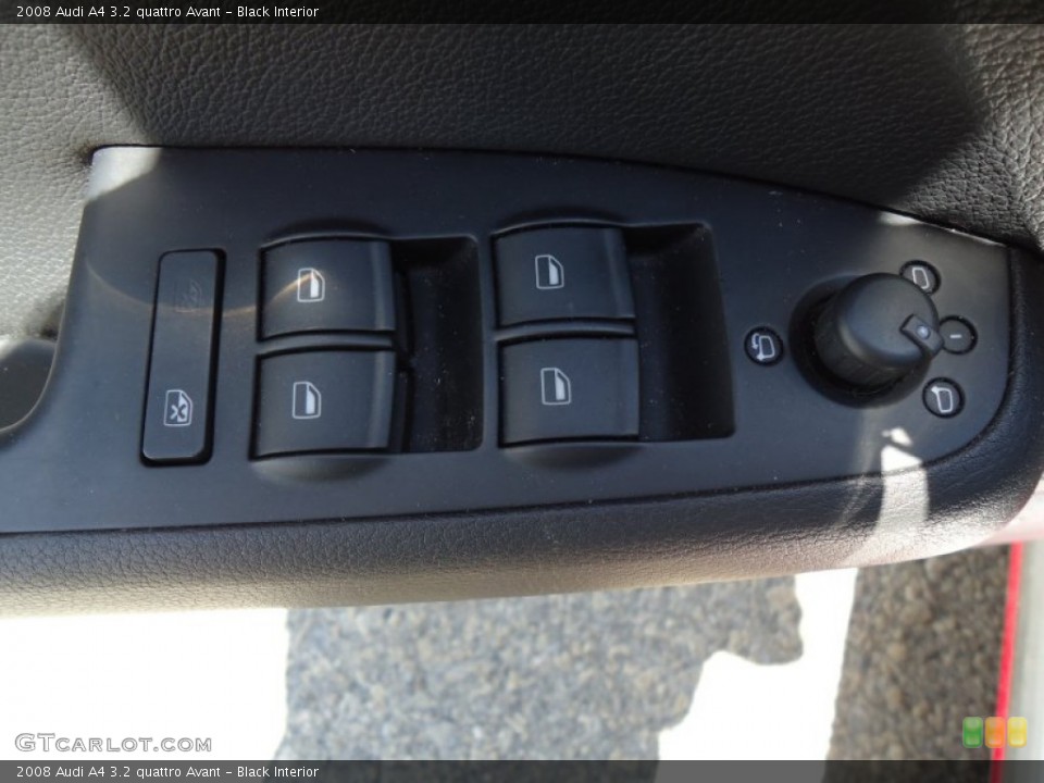 Black Interior Controls for the 2008 Audi A4 3.2 quattro Avant #67477912