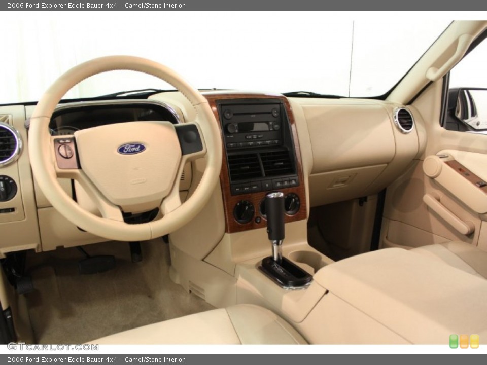 Camel/Stone Interior Dashboard for the 2006 Ford Explorer Eddie Bauer 4x4 #67478581