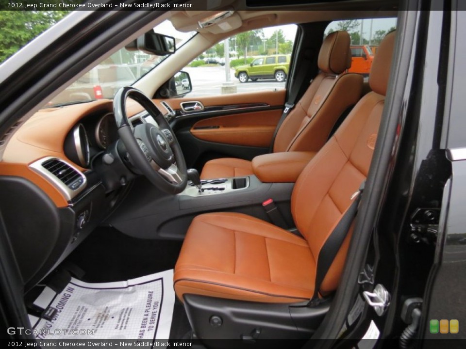 New Saddle/Black Interior Photo for the 2012 Jeep Grand Cherokee Overland #67478938
