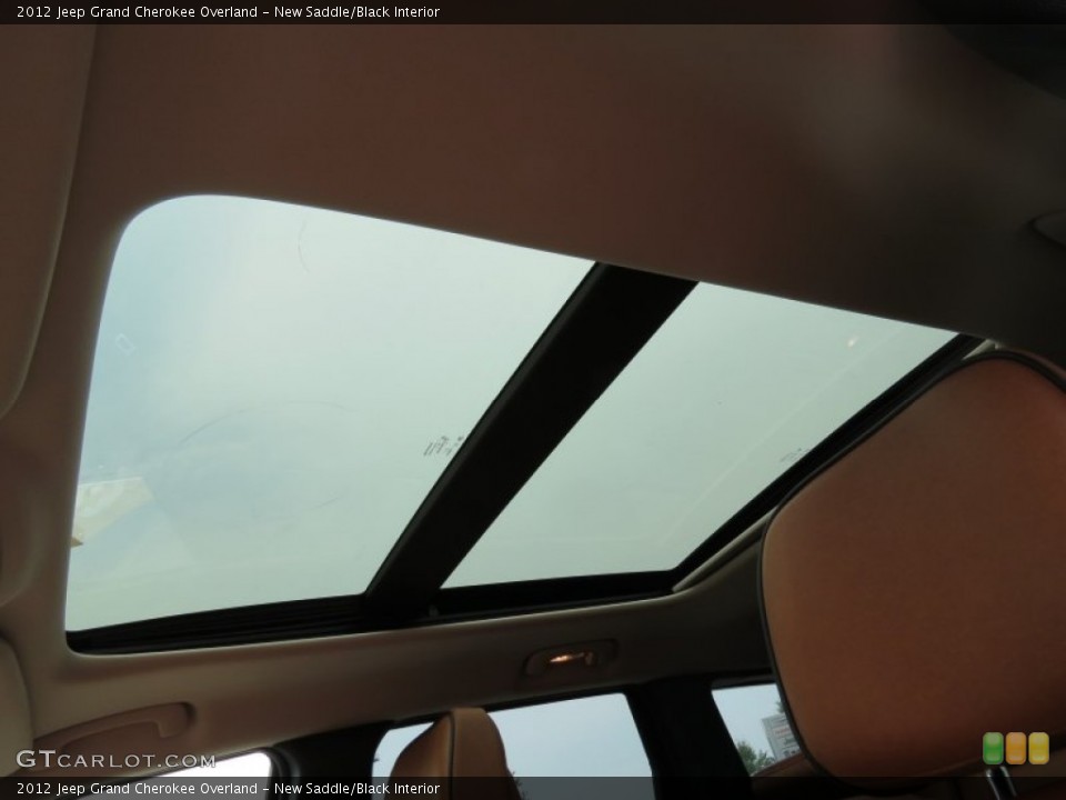 New Saddle/Black Interior Sunroof for the 2012 Jeep Grand Cherokee Overland #67478947