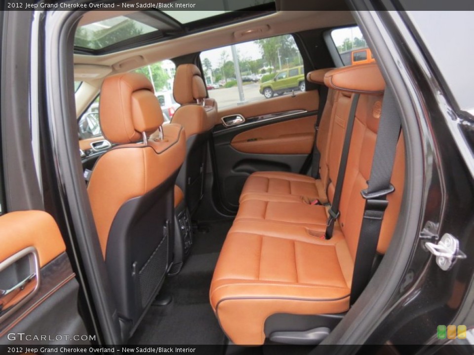 New Saddle/Black Interior Rear Seat for the 2012 Jeep Grand Cherokee Overland #67478956