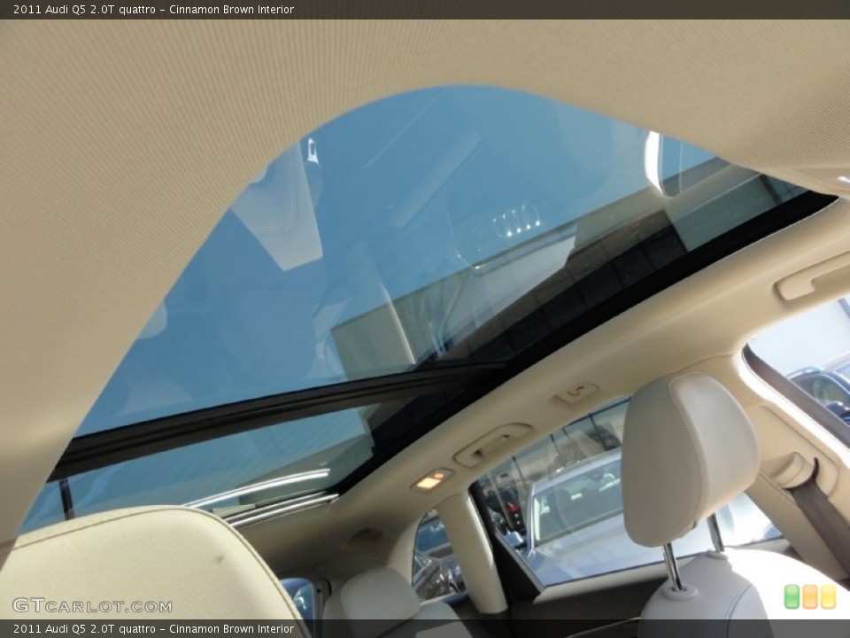 Cinnamon Brown Interior Sunroof for the 2011 Audi Q5 2.0T quattro #67480858
