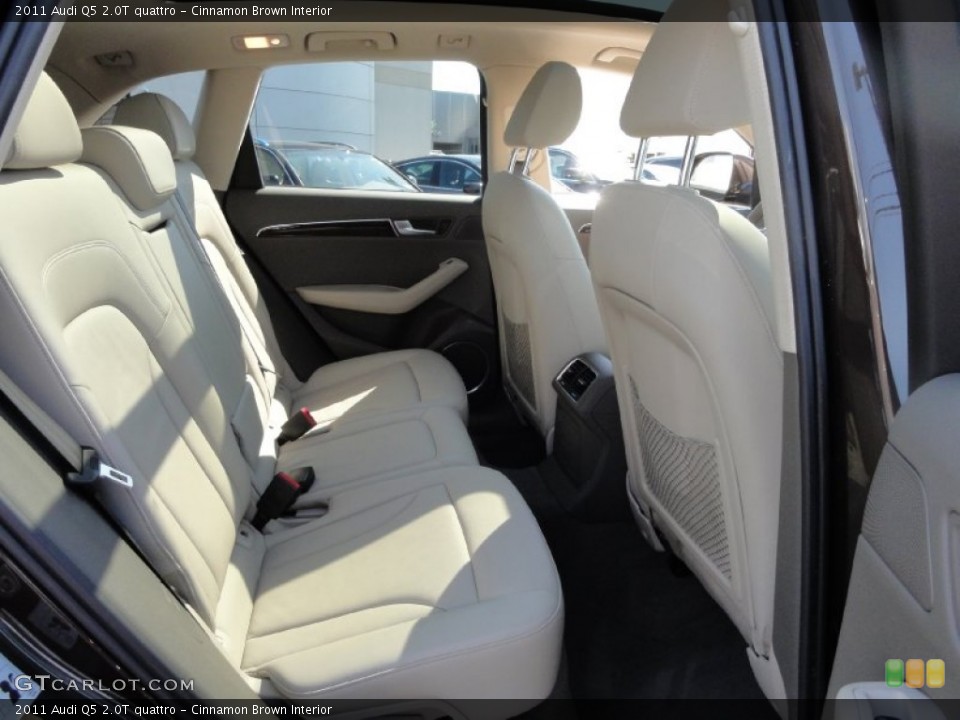 Cinnamon Brown Interior Rear Seat for the 2011 Audi Q5 2.0T quattro #67480879