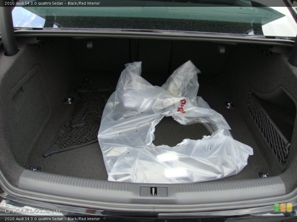 Black/Red Interior Trunk for the 2010 Audi S4 3.0 quattro Sedan #67481617