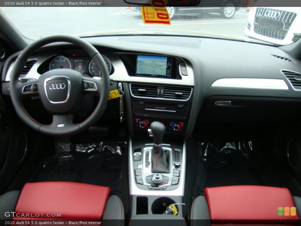Black/Red Interior Dashboard for the 2010 Audi S4 3.0 quattro Sedan #67481623