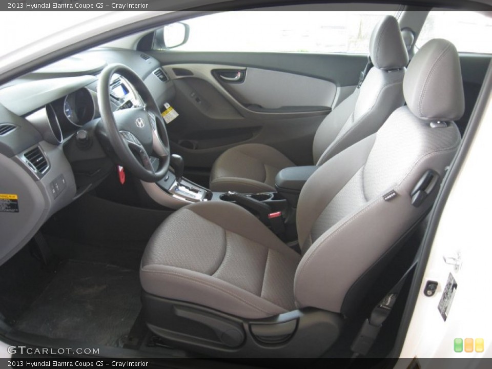Gray Interior Photo for the 2013 Hyundai Elantra Coupe GS #67486051