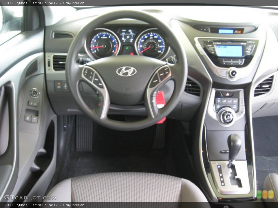 Gray Interior Dashboard for the 2013 Hyundai Elantra Coupe GS #67486090