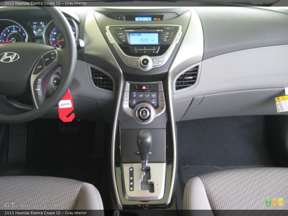 Gray Interior Dashboard for the 2013 Hyundai Elantra Coupe GS #67486096